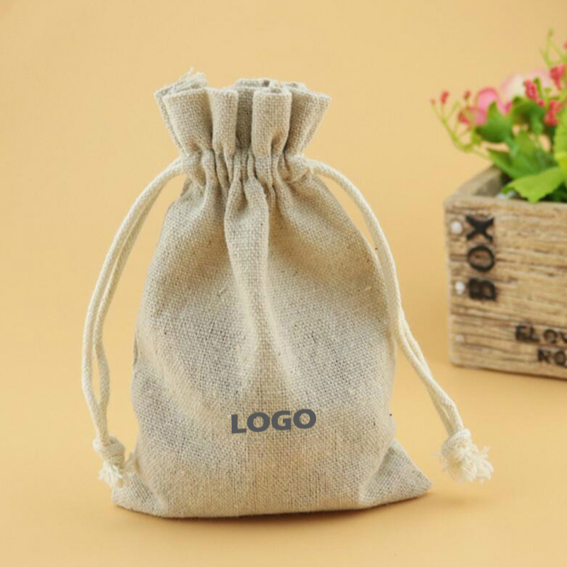 Linen Bag Bulk - 50 قطعة أكياس الرباط الكتان أكياس