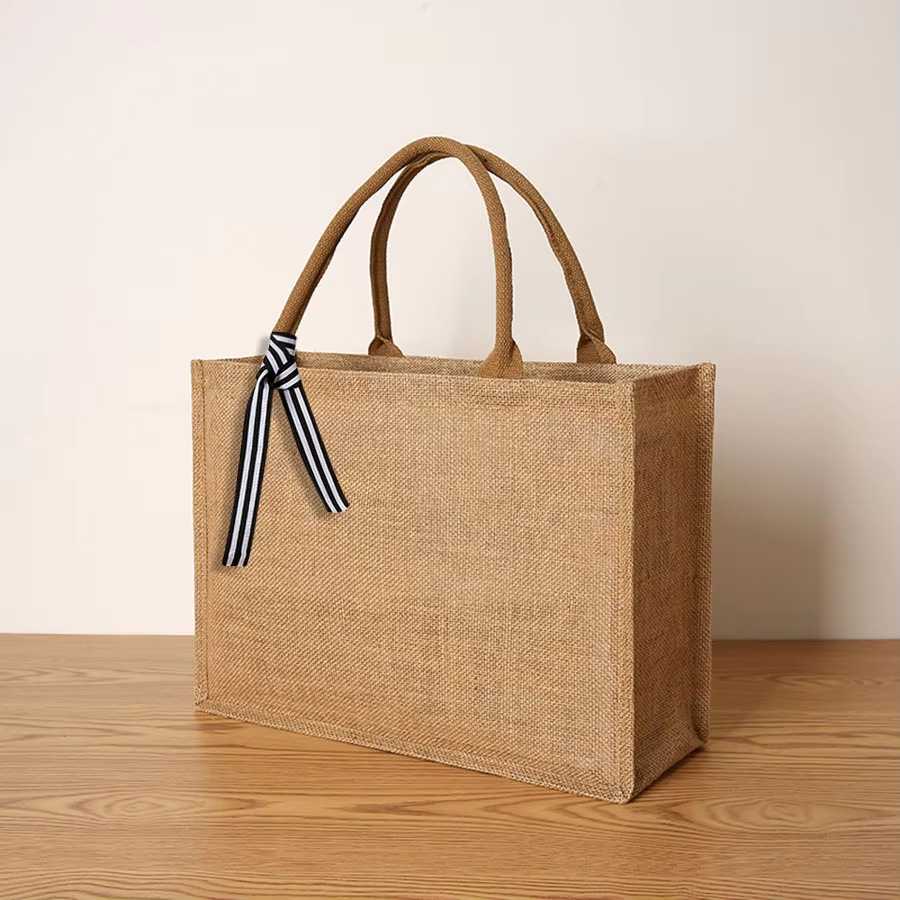 حقيبة حمل جديدة من الكتان ذات  - مراجعة Linen Bag Bulk وسعره