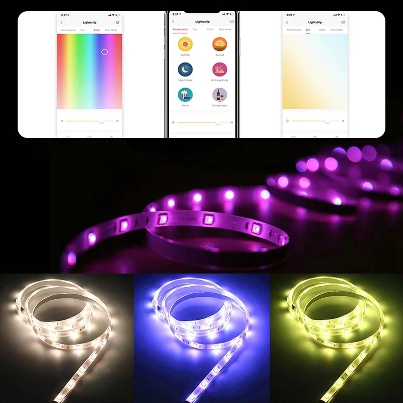 Yeelight Aurora Smart 2M Light - مراجعة Yeelight Light Lightstrip وسعره