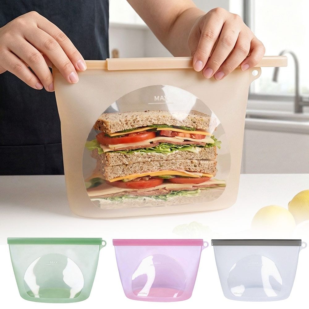 أكياس سيليكون لحفظ الطعام مقاو - مراجعة Reusable Produce Bag وسعره