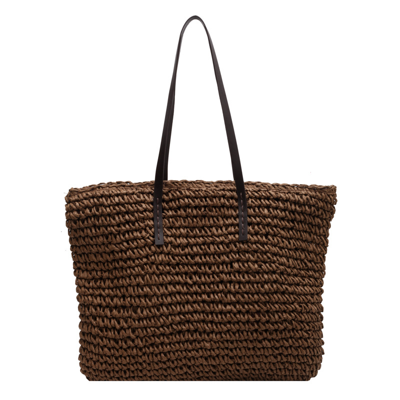 حقائب حمل منسوجة من القش للنسا - مراجعة Linen Bag Bulk وسعره