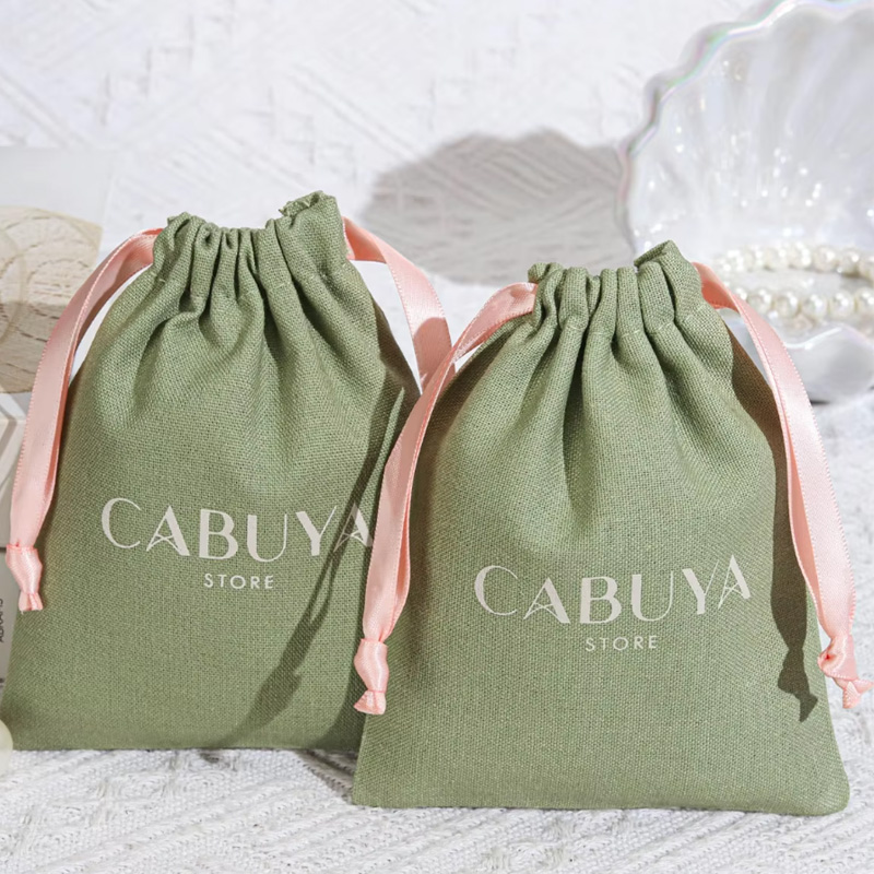 عالية الجودة القطن الأخضر الكت - مراجعة Linen Bag Bulk وسعره